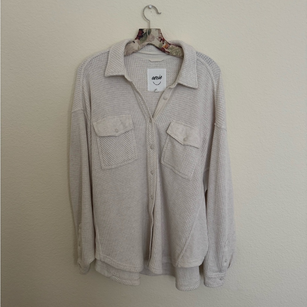 Aerie waffle shirt